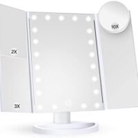 Makeup Mirror Vanity Mirror with Lights, 2X 3X 10X Magnification