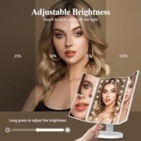 Makeup Mirror Vanity Mirror with Lights, 2X 3X 10X Magnification - Image 3