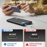 INIU Portable Charger 10000mAh 5V/3A Power Bank for IPhone - Image 5
