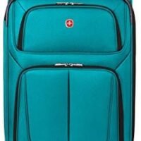 | SwissGear Sion Softside Expandable Luggage, Teal, Medium 25-Inch - Image 4