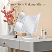 Makeup Mirror Vanity Mirror with Lights, 2X 3X 10X Magnification - Image 2