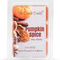 The Candle Daddy Pumpkin Spice Fall Autum Scented Melt- Maximum Scent Wax Cubes/Melts- 1 Pack -2 Ounces