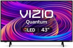 VIZIO 43-inch Quantum 4K QLED HDR Smart TV w/Dolby Vision HDR PC Gaming, WiFi 6