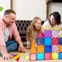 ROFZY Magnetic Tiles, Magnetic Building Block, Magnetic Building Set 100 PCS - Image 3