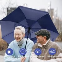 Baraida Golf Umbrella Large 62/68/72 Inch, Extra Large Oversize Double Canopy Vented Windproof Waterproof Umbrella - Image 6