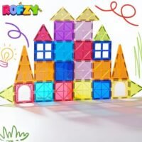 ROFZY Magnetic Tiles, Magnetic Building Block, Magnetic Building Set 100 PCS - Image 5