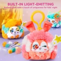 DIY Plush Keychain Making Craft Set with 3 Models - Image 3