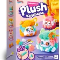 DIY Plush Keychain Making Craft Set with 3 Models