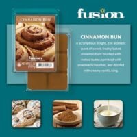 FUSION by Scentsationals Scented Wax Fragrance Melts - Cinnamon Bun - - Image 7