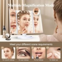 Makeup Mirror Vanity Mirror with Lights, 2X 3X 10X Magnification - Image 4